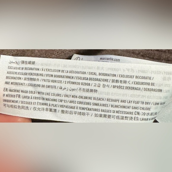 NEW Hollister Women's Cropped Brown Sweater Light Weight Hooded Size Small NWT - Picture 10 of 10